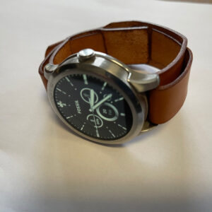 Klockarmband i läder